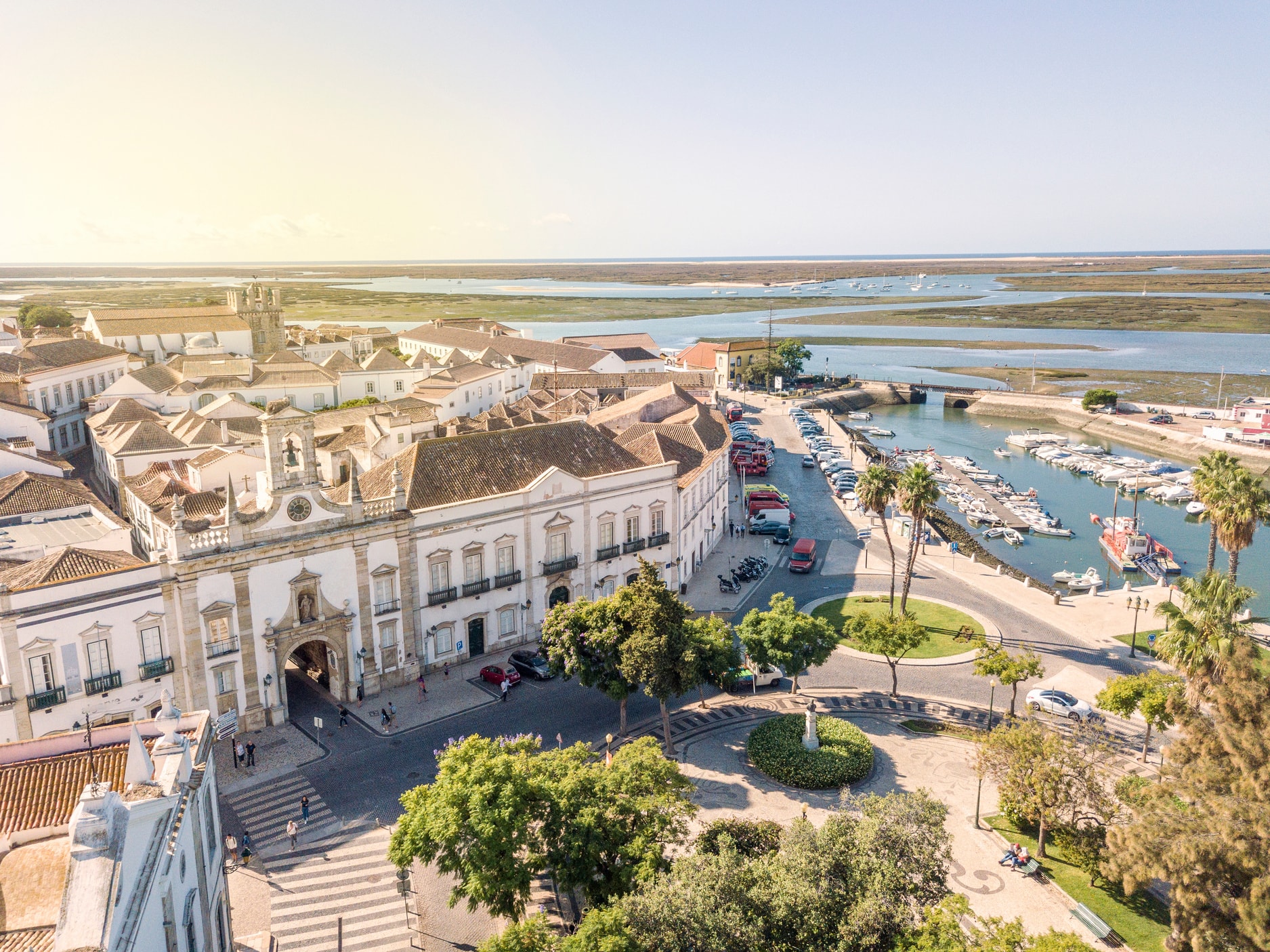 Estuary and old town of Faro