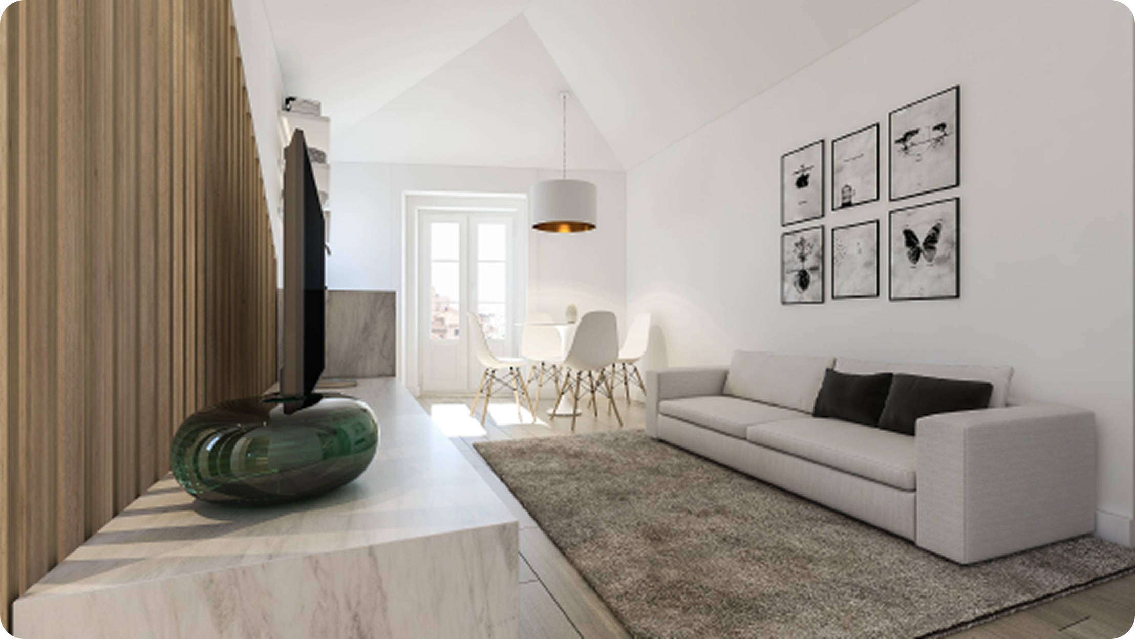 The Belém development — a bright, modern Algarve interior
